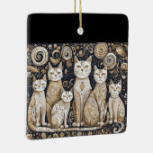 kalmerende katten ornament (Rechts)