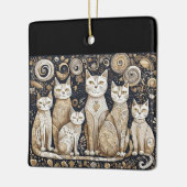 kalmerende katten ornament (Links)
