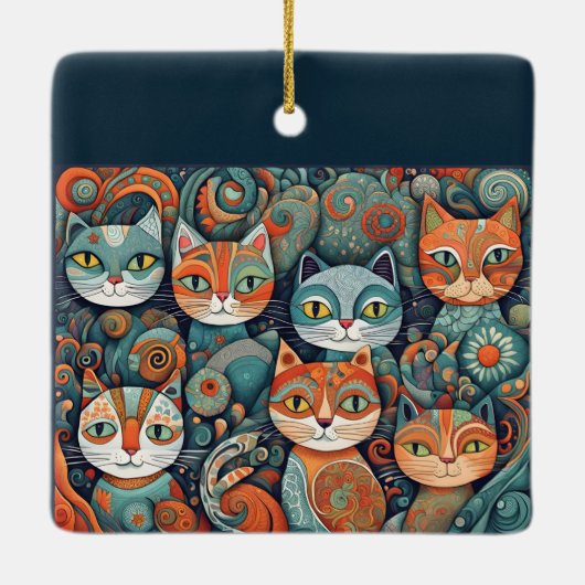 kalmerende katten ornament (Achterkant)