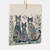 kalmerende katten ornament (Rechts)