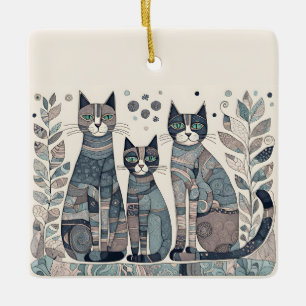 kalmerende katten ornament