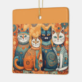 kalmerende katten ornament (Links)