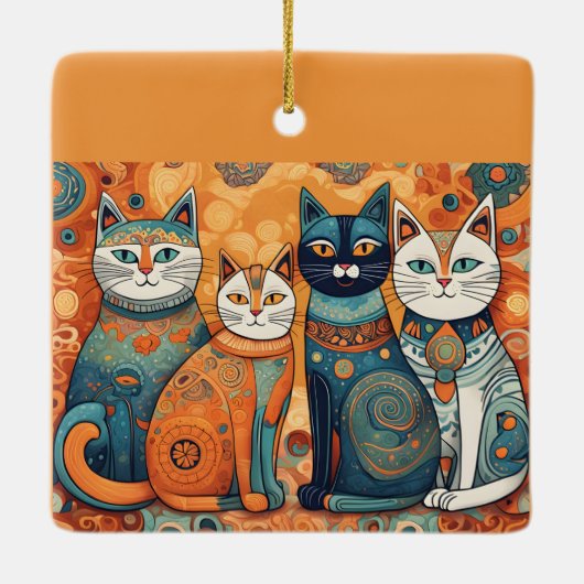 kalmerende katten ornament (Achterkant)