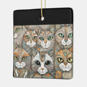 kalmerende katten ornament (Links)
