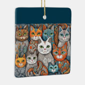 kalmerende katten ornament (Rechts)