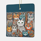 kalmerende katten ornament (Links)