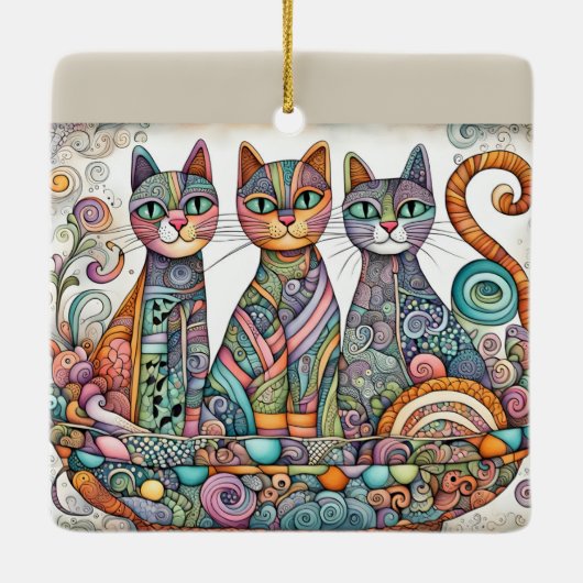 kalmerende katten ornament (Achterkant)