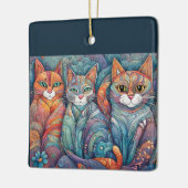 kalmerende katten ornament (Links)