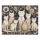 kalmerende katten poster (Voorkant)