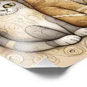 kalmerende katten poster (Hoek)