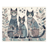 kalmerende katten poster (Voorkant)