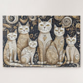 Kalmerende katten puzzel (Horizontaal)
