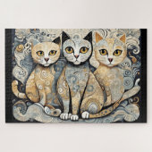 Kalmerende katten puzzel (Horizontaal)