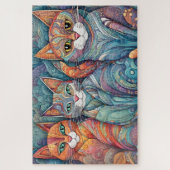 Kalmerende katten puzzel (Verticaal)