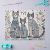 kalmerende katten tissue tissuepapier (Craft)