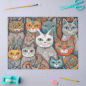 kalmerende katten tissue tissuepapier (Craft)