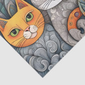 kalmerende katten tissue tissuepapier (Detail)