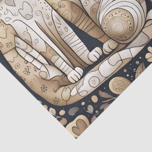 kalmerende katten tissue tissuepapier (Detail)