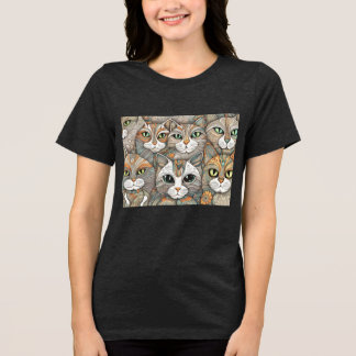 Kalmerende Katten Tri-Blend Shirt