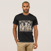 kalmerende katten Tri-Blend T-shirt (Voorkant volledig)