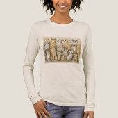 kalmerende katten Tri-Blend T-shirt (Voorkant)