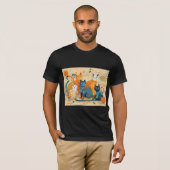 kalmerende katten Tri-Blend T-shirt (Voorkant volledig)