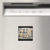 kalmerende kattenmagneet magneet (Insitu (Vaatwasser))