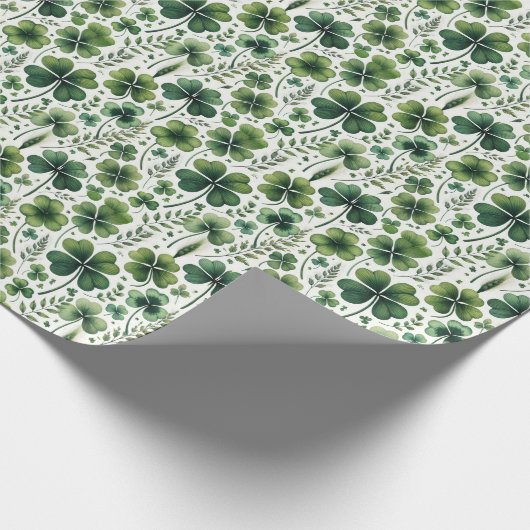 Kalmerende Klavers Cadeaupapier (Hoek)