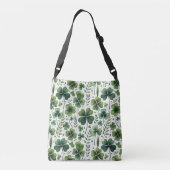 Kalmerende Klavers Crossbody Tas (Achterkant)