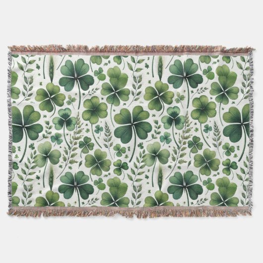 Kalmerende Klavers Deken (Voorkant)