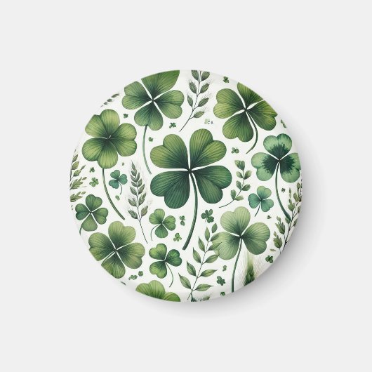 Kalmerende Klavers Magneet (Voorkant)