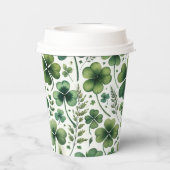 Kalmerende Klavers Papieren Bekers (Achterkant)