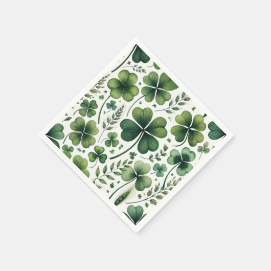 Kalmerende Klavers Servet (Hoek)