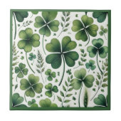 Kalmerende Klavers Tegeltje (Voorkant)