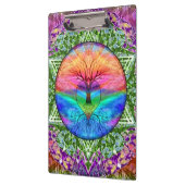 Kalmerende levensboom in regenboogkleuren klembord (Links)