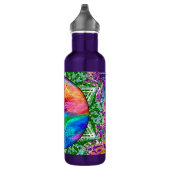 Kalmerende levensboom in regenboogkleuren  waterfles  (Rechts)