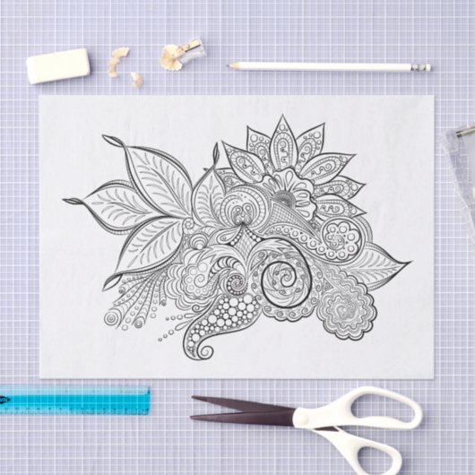 Kalmerende momenten tissuepapier (Craft)