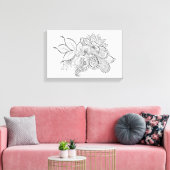 Kalmerende momenten verpakt canvas (Insitu (Woonkamer))