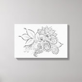 Kalmerende momenten verpakt canvas (Voorkant)