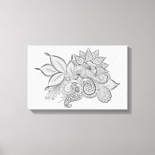 Kalmerende momenten verpakt canvas (Voorkant)