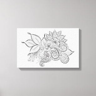 Kalmerende momenten verpakt canvas afdruk