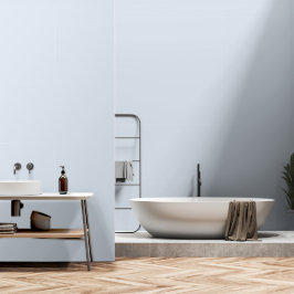 kalmerende zachte blauwe trendy kleur behang