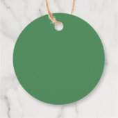 Kalmgroene Dankbaarheidscirkel Bedankjes Labels (Achterkant)