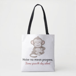 Kalmme Zelfverzekerde Aap – Minimale Dagelijkse Bo Tote Bag