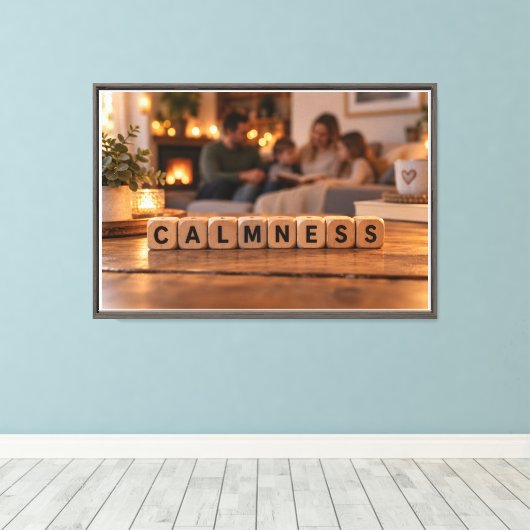 Kalmte Canvas Afdruk (Insitu (Houten vloer))