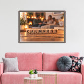 Kalmte Canvas Afdruk (Insitu (Woonkamer))