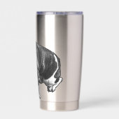 Kalmte Die Beweegt Geïsoleerde Drinkbeker (Achterkant)
