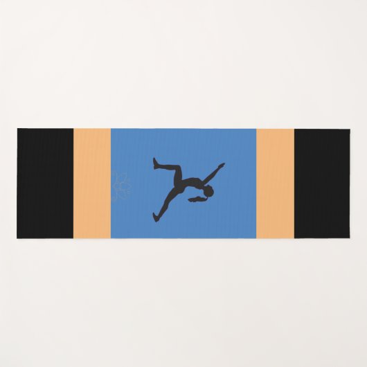 Kalmte en sereniteit. vrijlaten yogamat (Voorkant (horizontaal))