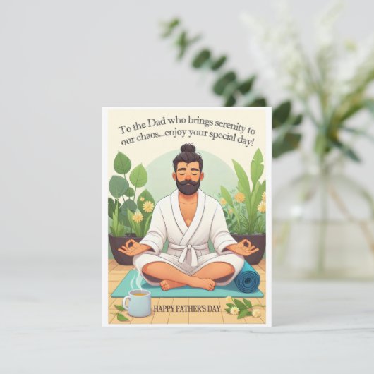 kalmte in de chaos vaders dag (Staand voorkant)