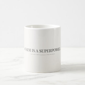 Kalmte Is een Superkracht Minimalistische Mok